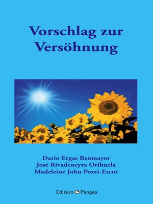 cover image of Vorschlag zur Versöhnung